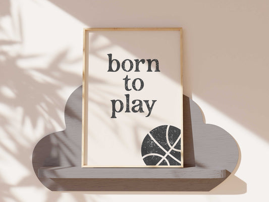 Born to play basketball Black