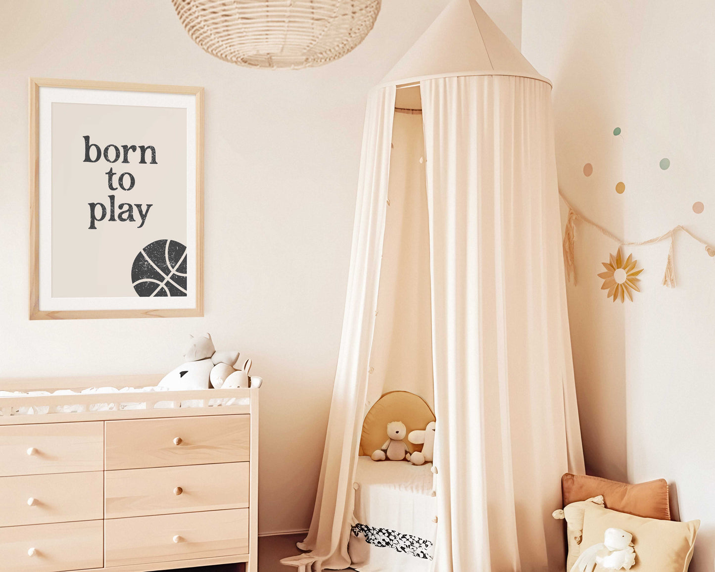 Born to play basketball Black
