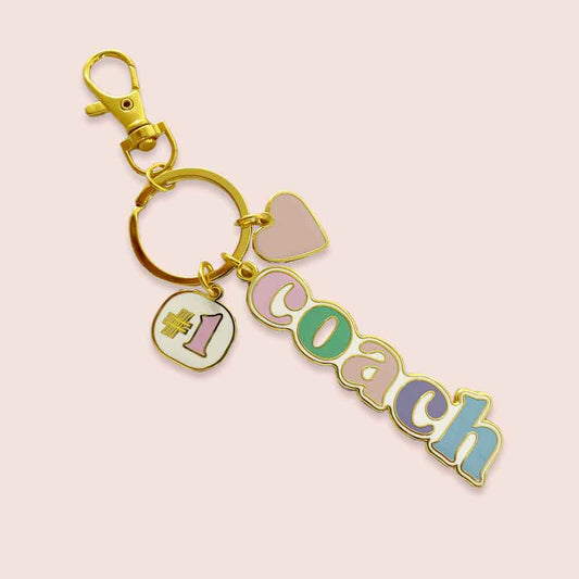 Coaches Charm Keyring