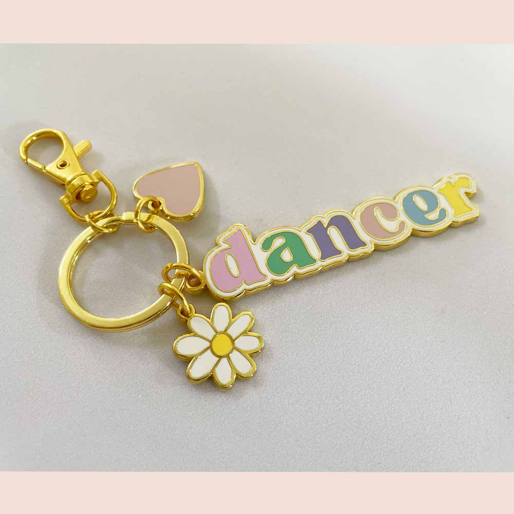 Dancer Charm Keyring