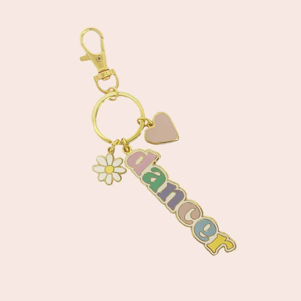 Dancer Charm Keyring