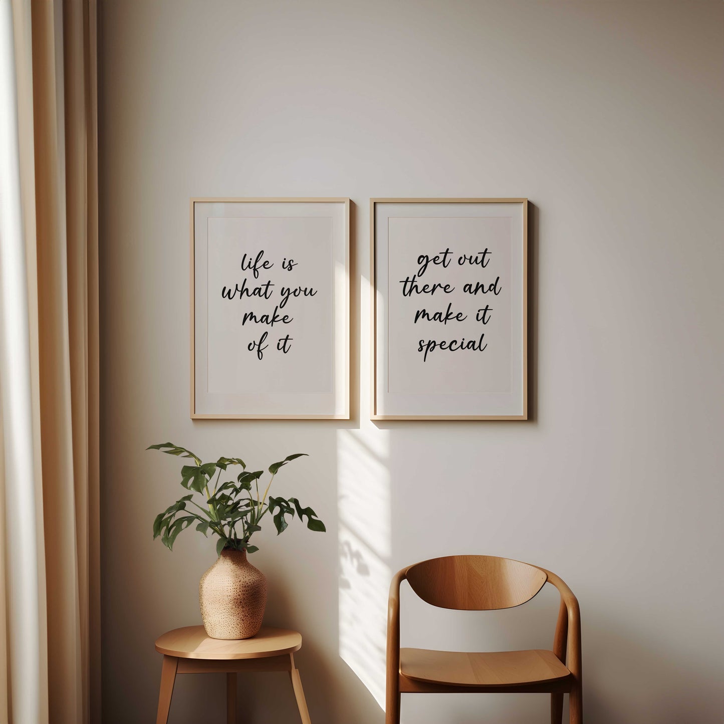 Life is what you make of it Art Print Set