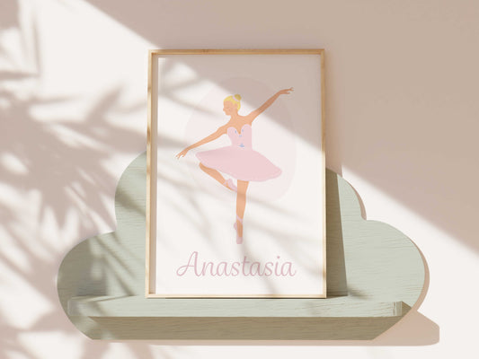 Personalised Ballerina Print