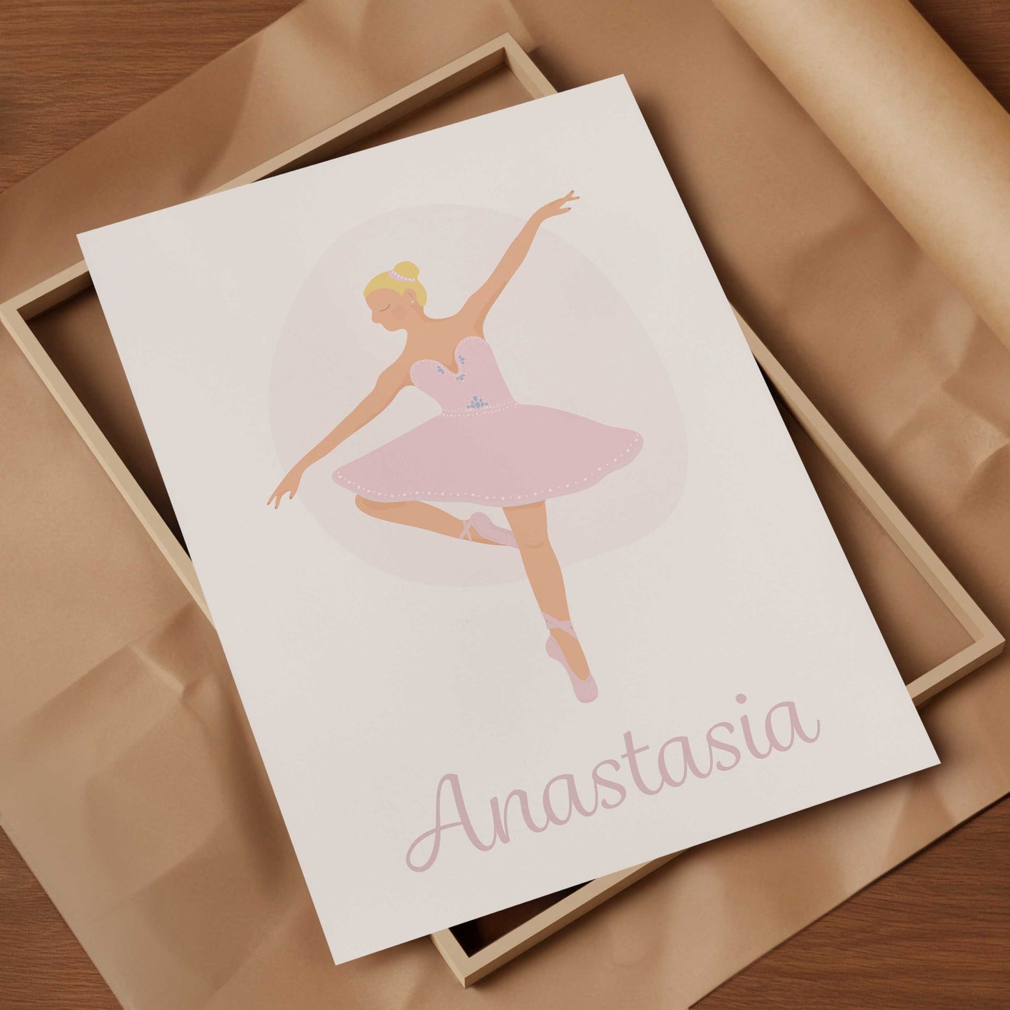 Personalised Ballerina Print