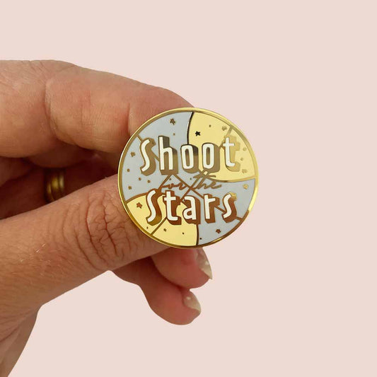 Shoot for the Stars Enamel Pin