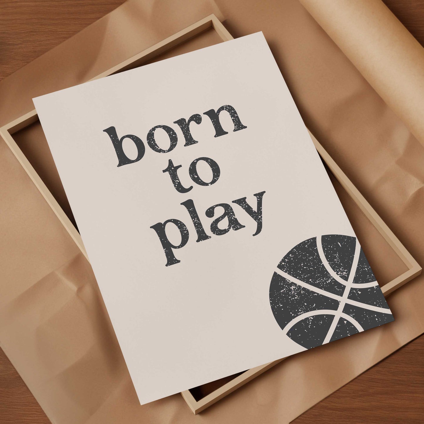 Born to play basketball Black